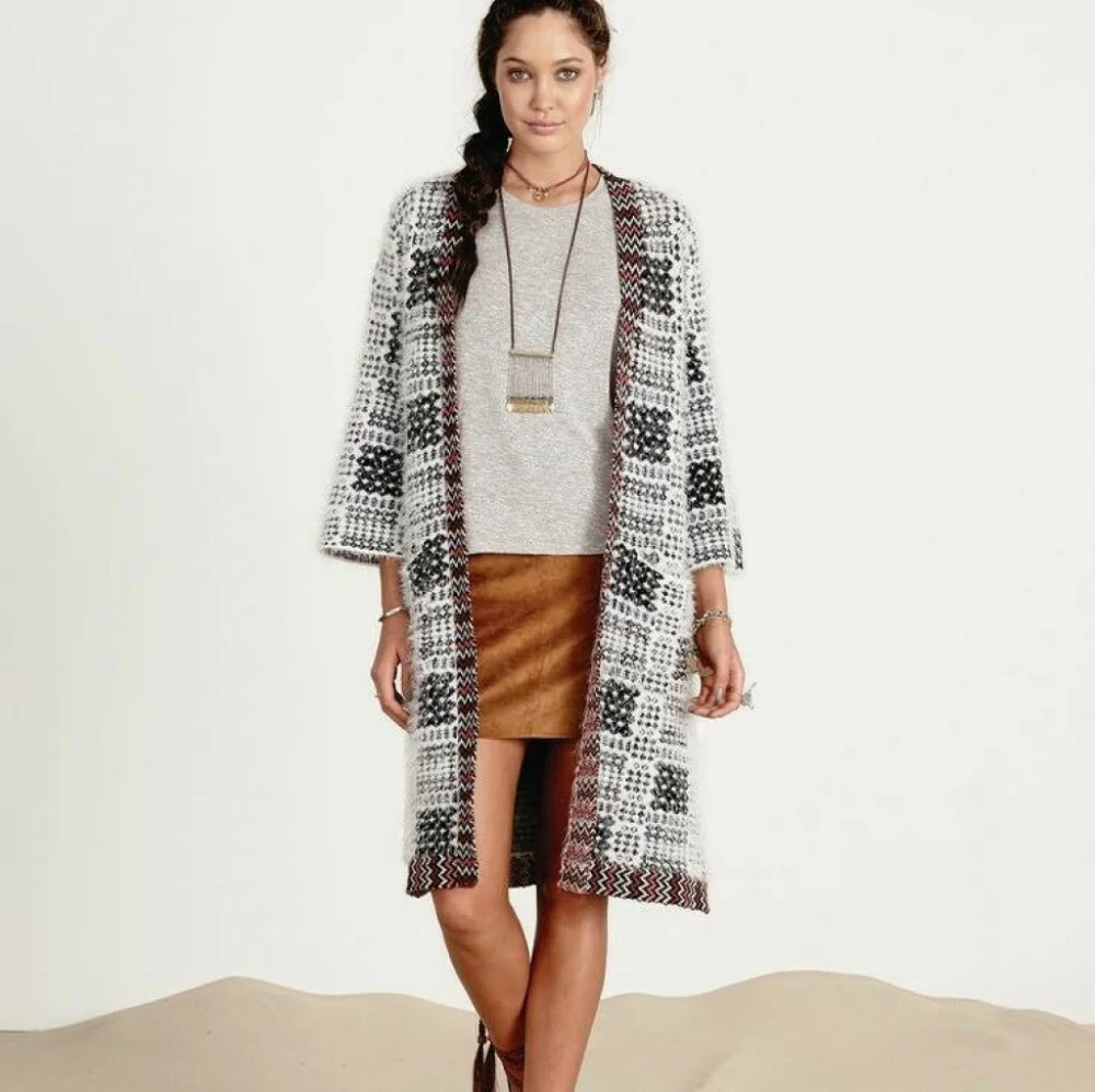 TIGERLILY Corinth Longline Cardi Cardigan RRP$299 - Picture 5 of 16